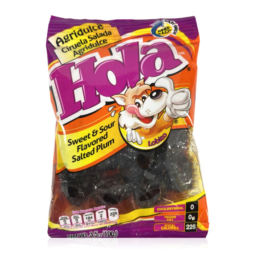 Hola Saladitos Sweet & Sour Flavored Salted Plum (10 Pcs)