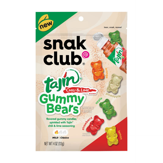 Snak Club: Tajin Gummy Bears 6 bags image 0