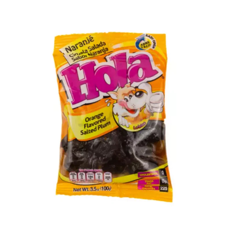 Hola Saladitos Orange Flavored Salted Plum (10 Pcs)