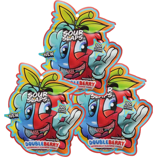Sour Slaps Double Berry 12 Count
