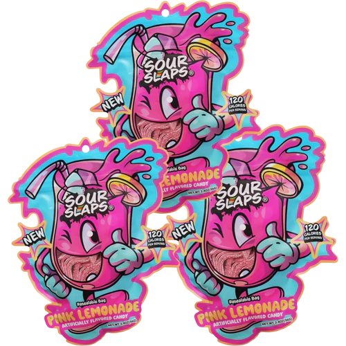 Sour Slaps Pink Lemonade 12 Count