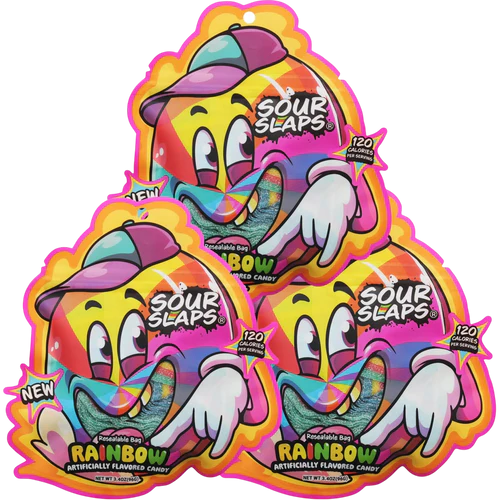 Sour Slaps Rainbow 12 Count