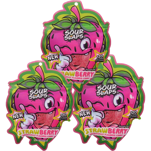 Sour Slaps Strawberry 12 Count