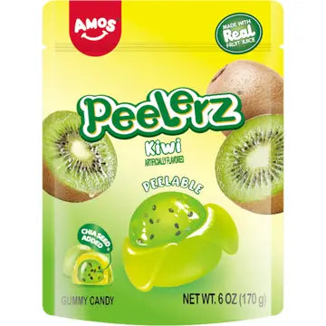 Peelerz – Peelable Kiwi Gummy (12 bags)