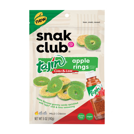 Snak Club: Tajin Apple Rings 6 bags image 0