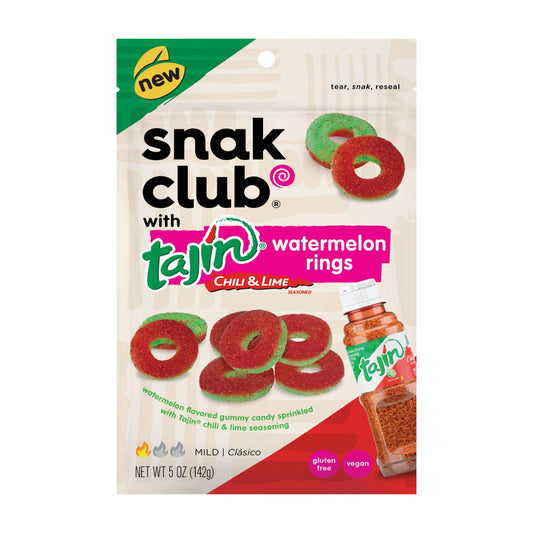 Snak Club: Tajin Watermelon Rings 6 bags image 0