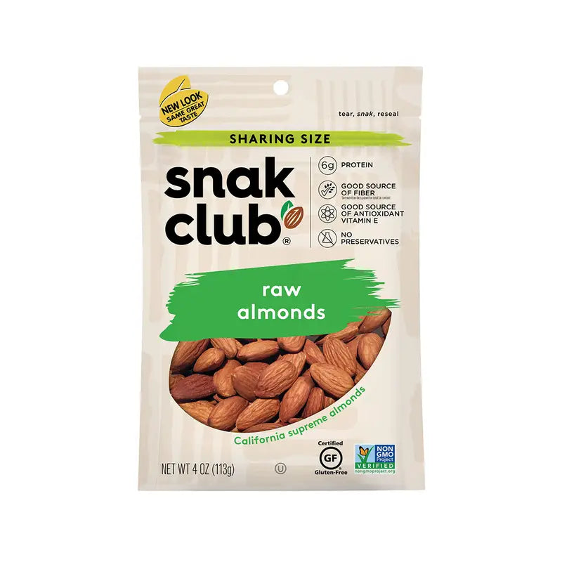 Snak Club:  Raw Almonds 6 bags image 0