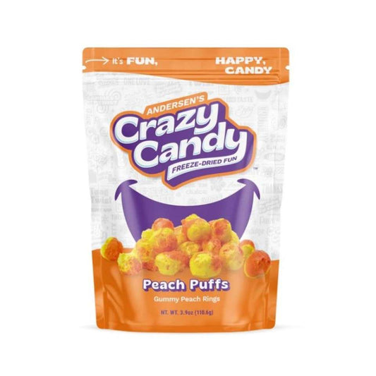 Andersen’s Crazy Candy – Peach Puffs | 12pcs image 0