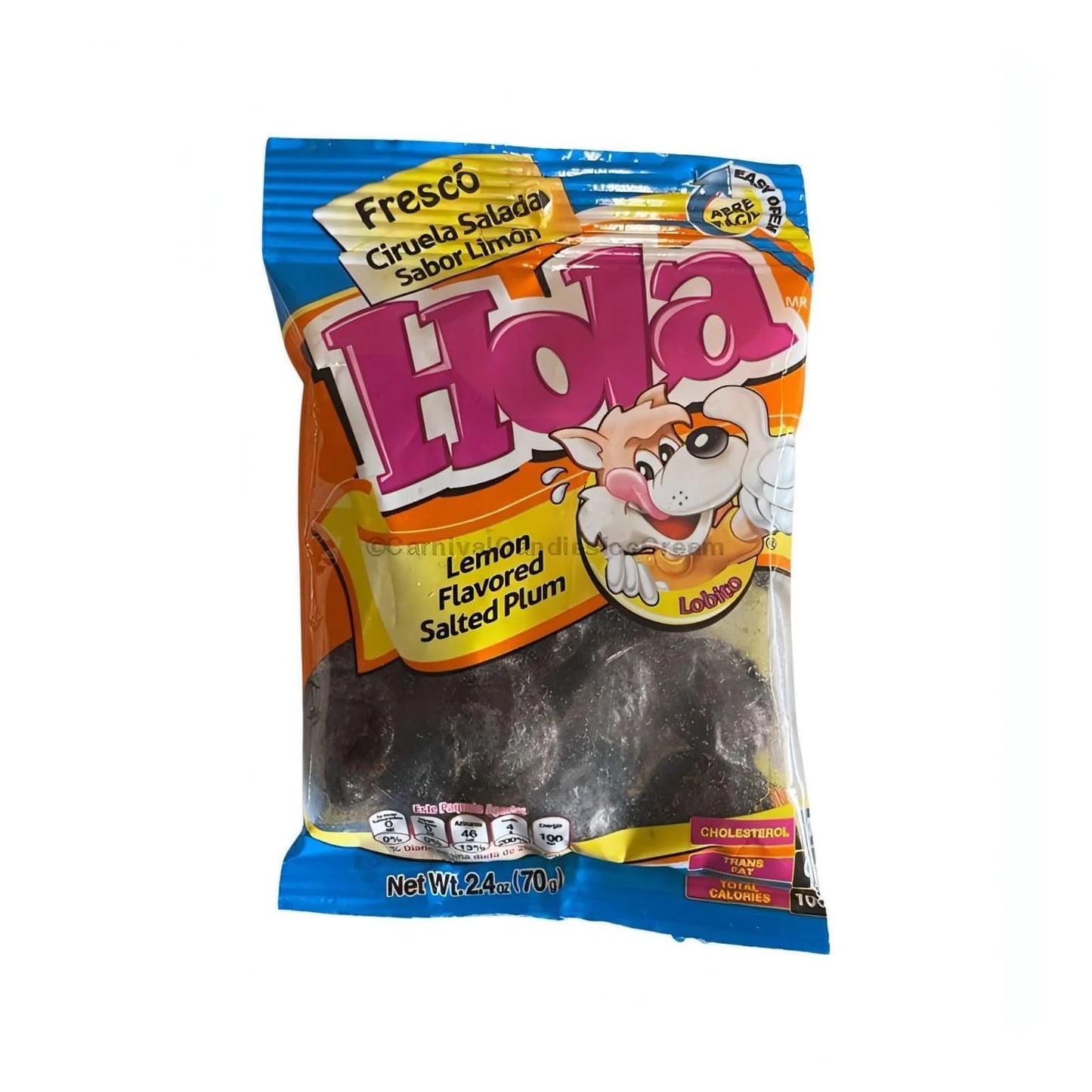 Hola Saladitos Lemon Flavored Salted Plum (10 Pcs)