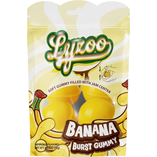 Lyzoo Banana Burst Gummy 6 pcs