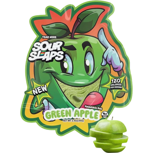 Sour Slaps Green Apple 12 Count