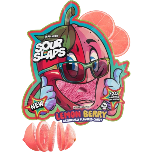 Sour Slaps Lemon Berry 12 Count